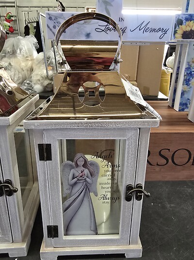 Angel's arms lantern