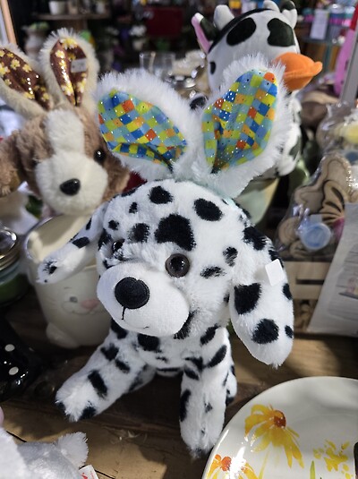 Easter plush puppies