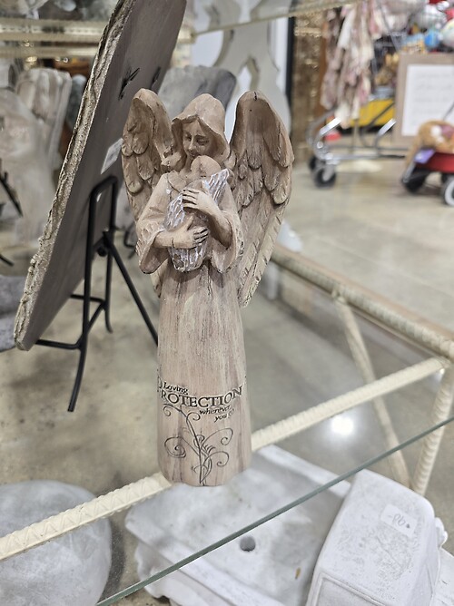 Angel with baby
