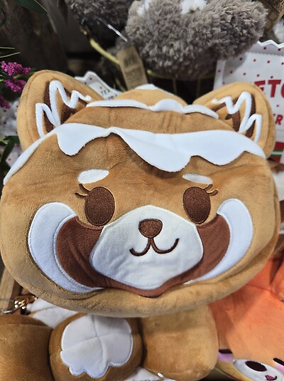 Red panda purse