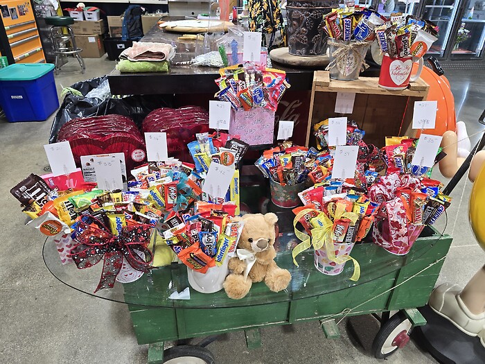 Valentines candy bouquet