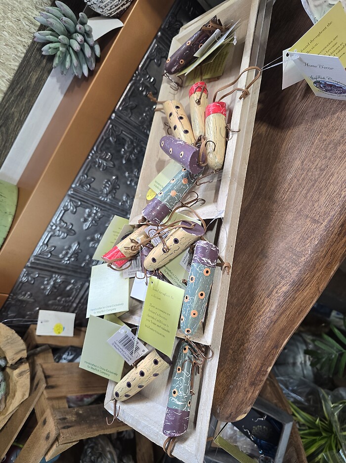 Wooden fish lures