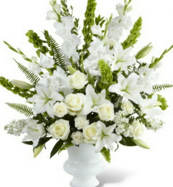 White arrangement