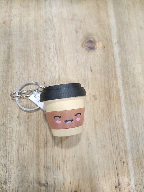 Coffee Keychain Clicker