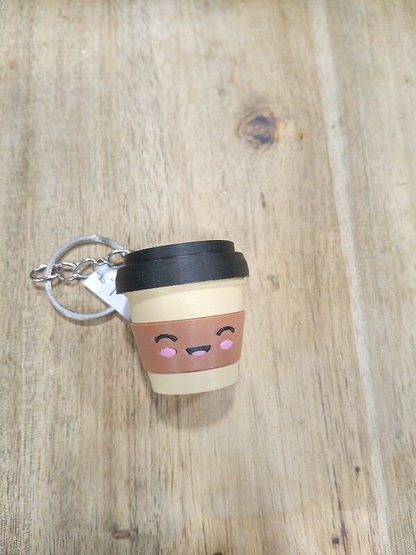 Coffee Keychain Clicker