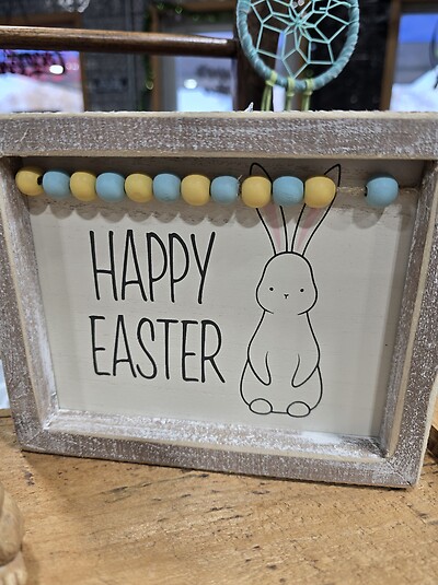 Happy easter sign