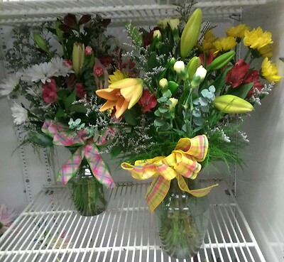Mixed vase