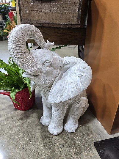 Cement elephant