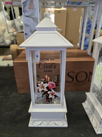 Water globe lantern.