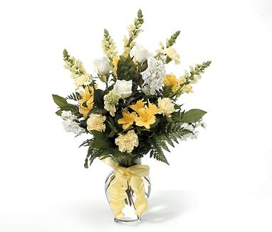 Yellow Vase Arrangement