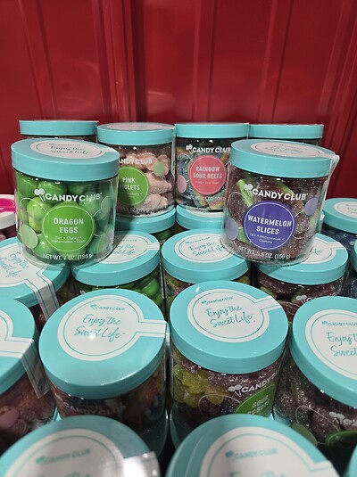 Candy club containers